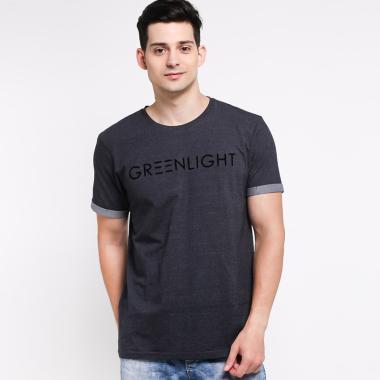 Greenlight Men T-Shirt Pria - Grey [254051812]