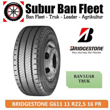 Bridgestone G611 11 R22.5 16PR 148/145L Ban Luar Truk Bus Fuso R 22.5