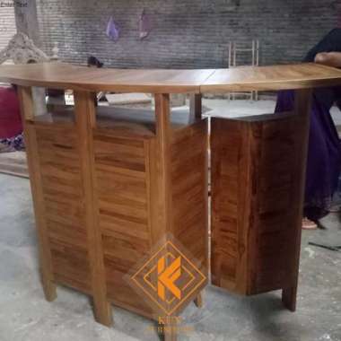 MEJA MINI BAR MINIMALIS LIPAT