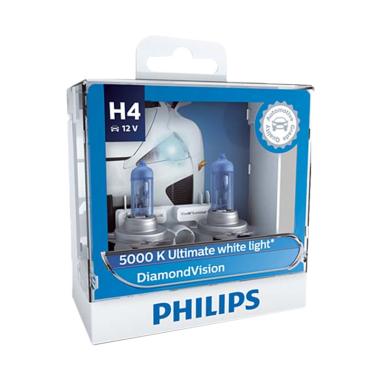 PHILIPS Diamond Vision H4 Bohlam Lampu [5000K]