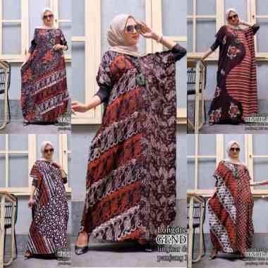 DIJA LOWO BROWNIES Daster Batik Jumbo Longdress XXXL Multicolored