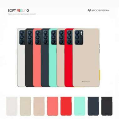 Case Oppo Reno 6 Pro 5G Soft Feeling Mercury Goospery Soft Case Original Pink Sand