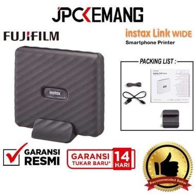 JPC KEMANG Fujifilm Instax Link Wide Smartphone Printer GARANSI RESMI Mocha Gray