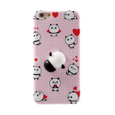 Swagway Panda Squishy Casing for iPhone 6 - Pink Baby Pink