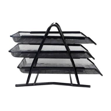 Loving Shopz V-TEC Document Tray [3 susun] Hitam