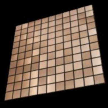 Wallpaper Stiker Dinding 3D Wall Panel 30x30cm Motif KOTAK WD1 ROSE GOLD