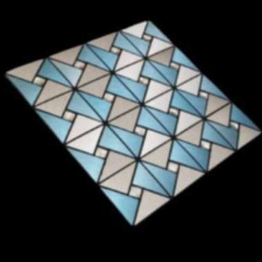 Wallpaper Stiker Dinding 3D Wall Panel 30x30cm Motif DIAMOND WD8 BIRU
