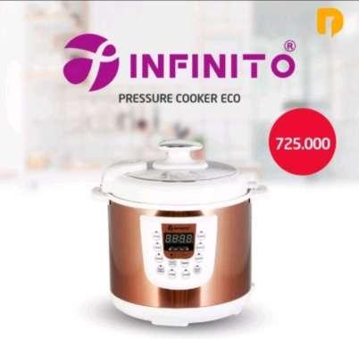 Rice Cooker INFINITO Electric Pressure cooker Presto Listrik Kapasitas 6 Liter Low watt 550w Multifu