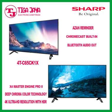 SHARP 4T-C65CK1X ANDROID TV LED 4K C65CK UHD 65 INCH 4TC65CK1X TV 65