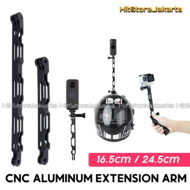 Aluminium Extension Arm Insta360 GoPro Osmo Action Cam Arm Extension Bar Pole Bracket 24,5 cm