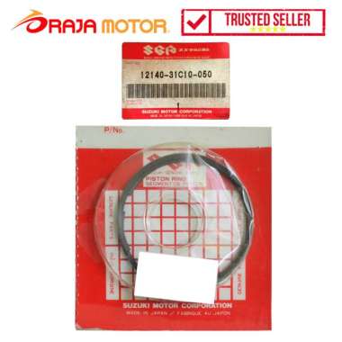 Suzuki Genuine Parts Ring Piston Suzuki Tornado GS / RC100 / RC110 #50 1214031C10050 Hitam