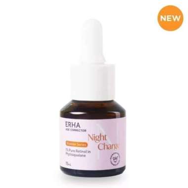 ERHA Age Corrector Night Charge Booster 15ML - Booster Serum Pelembab dan Pengencang Kulit - Serum A