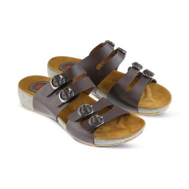 Golfer GF.5314 Kasual Sandal Flats Wanita - Brown