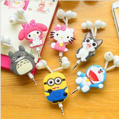 Earphone Cartoon murah- 56919 Kiki & Lala