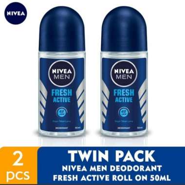 Nivea Deodorant 50Ml TwinPack Nivea Men Fresh Active