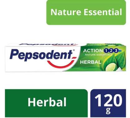PEPSODENT Pepsodent Herbal Pasta Gigi [120 g]