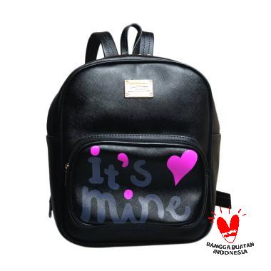 BSM SOGA BPP 440 Stylish Simple Tas Ransel Wanita - Hitam