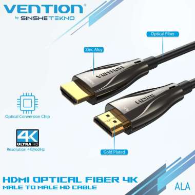 Vention Kabel HDMI Optical 10M High Speed Active Premium 20 Meter ALA