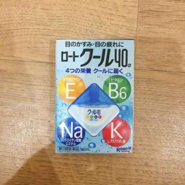 Rohto vita vitamin 40a cool blue eye drops 12ml
