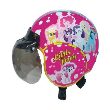 Broico Motif Pilot Little Pony Helm Anak [Usia 7-10 .