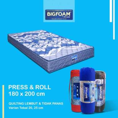 BIGFOAM KASUR BUSA PREMIUM ROLL & PRESS UK 180X200