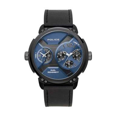 Police Avignon Multifunction Dual Time Jam Tangan Pria Original Garansi Resmi [PL-15725/JSB03]