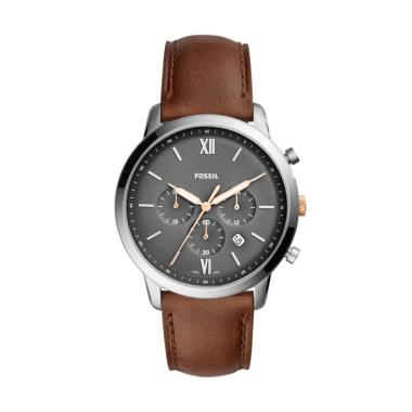 FOSSIL Neutra Chronograph Original Jam Tangan Pria [FS5408] Grey Brown