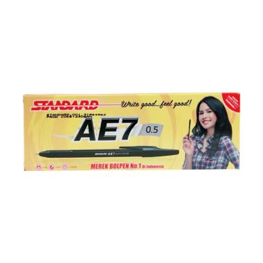 Standard AE7 Pulpen Standard [1 Pack] Hitam