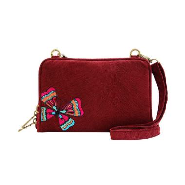 Jual Modipla Crapillon Dompet Organizer Wanita - Maroon Terbaru - Harga Promo Januari 2019 | Blibli