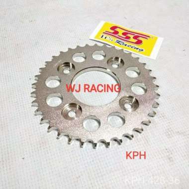 Gear Belakang SSS (428) Karisma - Supra 125 - Blade size 30T - 40T Chrome