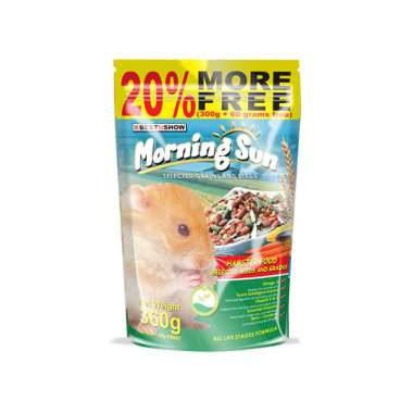 Morning Sun Hamster Food Seed & Grain 360gr