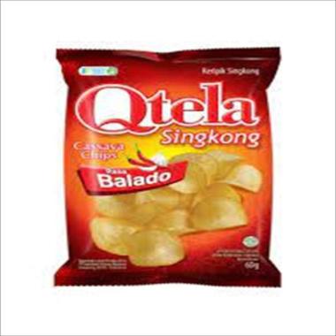 Qtela Singkong Balado 60  Gram null