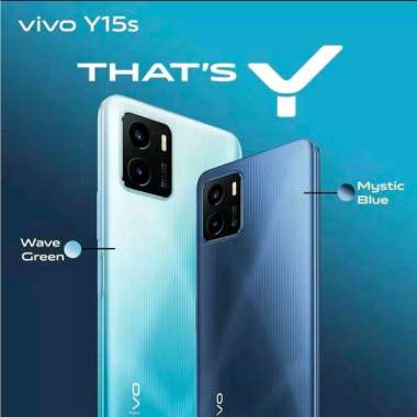 VIVO SMARTPHONE Y15S RAM 3/32GB - VIVO Y15S 3/32GB MYSTIC BLUE