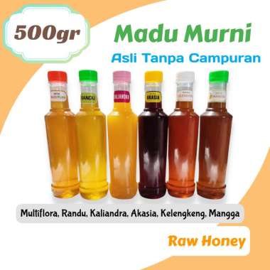 Madu Murni 500gr | Multiflora Kaliandra Akasia Randu Kelengkeng Kopi Mangga (Raw Honey) Randu Super