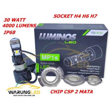 LAMPU LED MINI PROJECTOR MP1S 9NINE LUMINOS ORIGINAL SUPER TERANG
