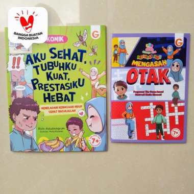 Komik Anak Islam - Komik Aku Sehat Tubuhku Kuat, Buku cerita anak
