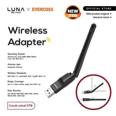 Evercoss WF 1 WiFi Dongle untuk PC Laptop STB