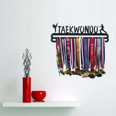 HANGERMEDAL TAEKWONDO MEDAL HANGER GANTUNGAN MEDALI MILDSTEEL BLACK