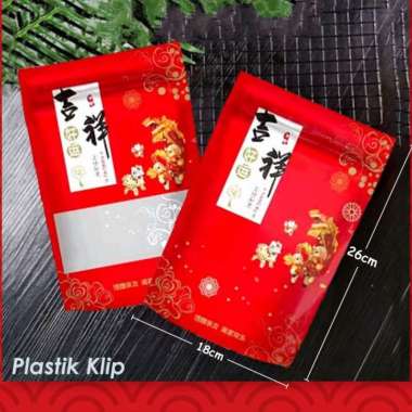 Cookies Bag CNY Imlek #3 Zip 26x18@25pcs