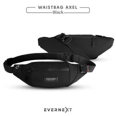 (FREE KEYCHAIN) - TAS SELEMPANG PRIA ANTI AIR WAIST BAG AXEL WATERPROOF TAS SLEMPANG PRIA ANTI MALIN