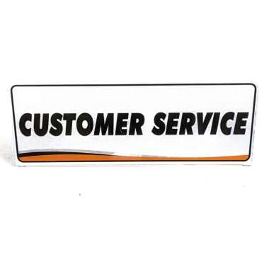 Mulyocreative Papan Nama Meja Akrilik - Papan Meja Customer Service