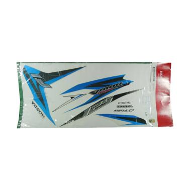 Honda 871X0-KZR-B00ZDL Striping Motor for Honda Vario 125 - White Blue [Kiri] White Blue