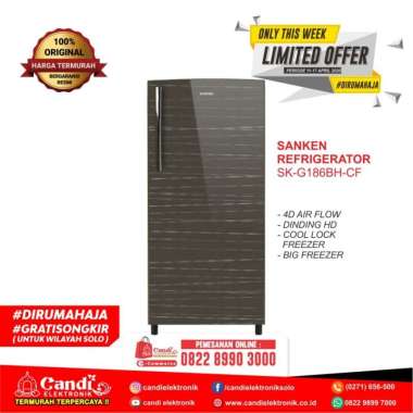 SANKEN KULKAS 1 PINTU SK-G186BH-CF
