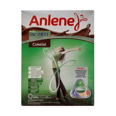 Promo Harga Anlene Actifit Susu High Calcium Cokelat 600 gr - Blibli
