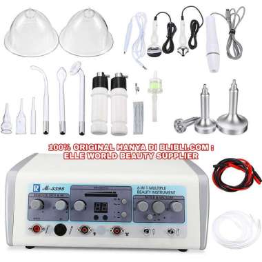6 IN 1 ULTRASONIC HIGH FREQUENCY GALVANIC FACIAL SPOT REMOVER MULTIPLE BEAUTY INSTRUMENT ALAT MESIN