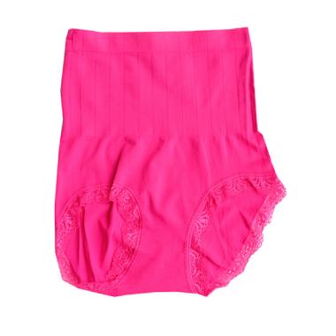 Aily 8178 Korset Model Boxer High Waist Celana Dalam Wanita Semua Ukuran Magenta