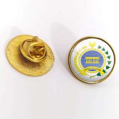 Mulyocreative Bros Logo Kementerian Luar Negeri – Pin Luar Negeri Model Bulat [2 pcs]