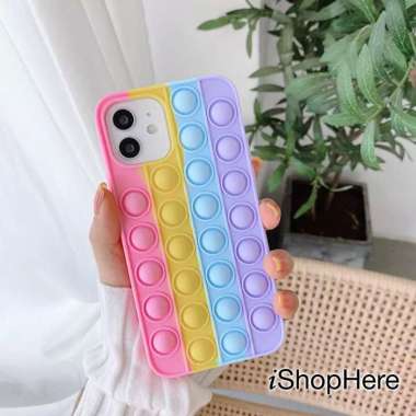 Stress Reliever Case Casing Cute Lucu Silikon iPhone 12 Mini Pro Max iPhone 12 Varian A