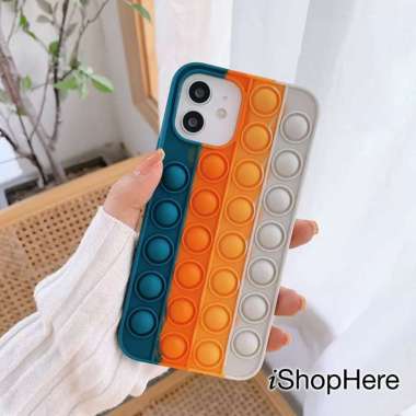 Stress Reliever Case Casing Cute Lucu Silikon iPhone 12 Mini Pro Max iPhone 12 Varian C