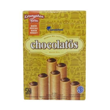 Promo Harga Chocolatos Wafer Roll Cokelat per 24 pcs 8 gr - Blibli